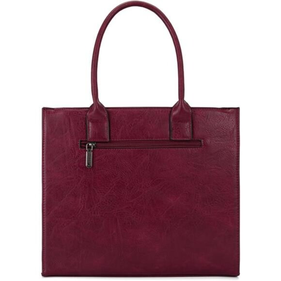 Purse for Women Large Tote Bag Crocodile-purple - Picture 4 of 6